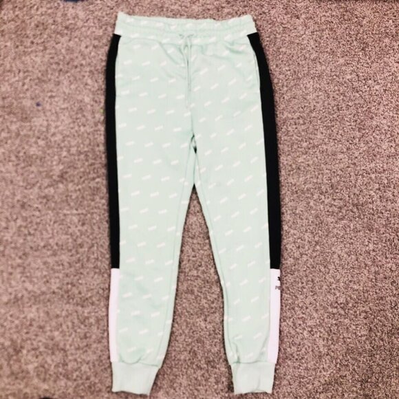 Puma Sweatpants Jogger Med Green SE Way 1 DE-91074 Herzogenaurach Pants Active - Picture 4 of 8